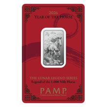 2026 10g Year of the Horse Silver Bar | Lunar Legend Series I PAMP Suisse
