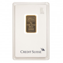 5g Credit Suisse Statue of Liberty Gold Bar