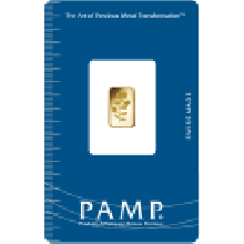 1g Rosa Gold Bar | Certicard | PAMP Suisse 