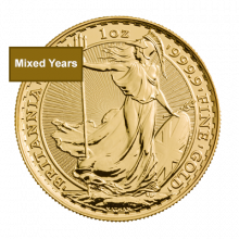 Mixed Years 1oz Gold Britannia Coin | The Royal Mint 