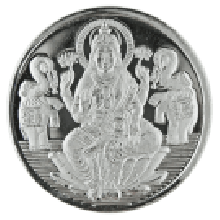 50 Gram Silver Round JT  Goddess Lakshmi (Sri)