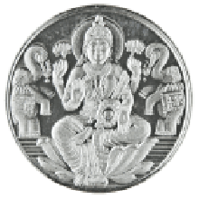 JT 10 Gram Goddess Lakshmi Silver Round 999.0