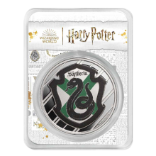 1oz Slytherin House Silver Round I Harry Potter I PAMP