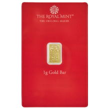 1g Lakshmi Gold Minted Bar | The Royal Mint