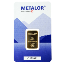 10g Gold Bar | Metalor
