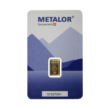 1g Gold Bar | Metalor