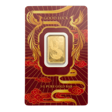 2026 5g Good Luck Phoenix Gold Bar | Good Luck Series I PAMP Suisse