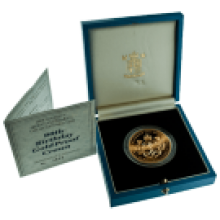 1990 Gold Proof £5 (Queen Mother 90th Birthday)