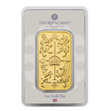 1oz Royal Celebration Gold Bar In Blister Pack | The Royal Mint