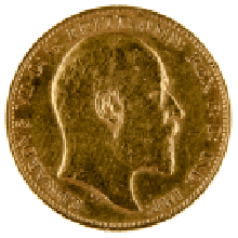 1902-1910 Gold Full Sovereign (King Edward VII)