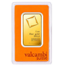 1oz Gold Bar | Valcambi