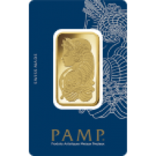 1oz Fortuna Gold Bar | Veriscan | PAMP Suisse 