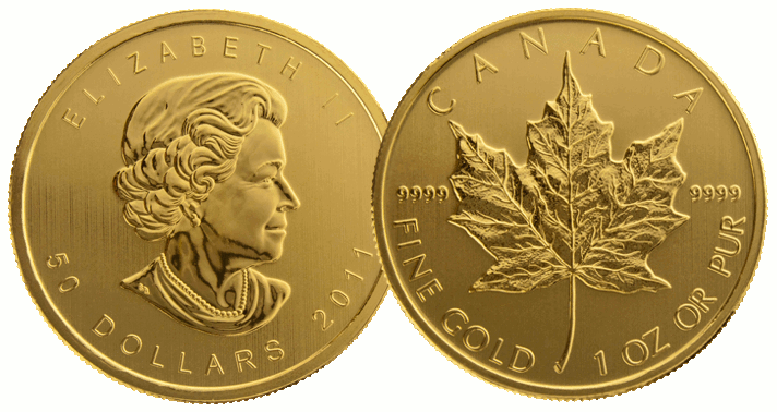 Fine Gold Maple from the Canadian Royal Mint