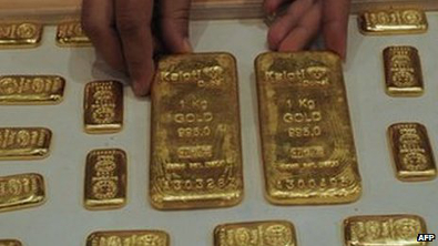 Gold Bullion Bars found on Plane in India