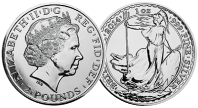 2014 Britannia with erroneous obverse