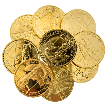 Pile of Gold Britannias